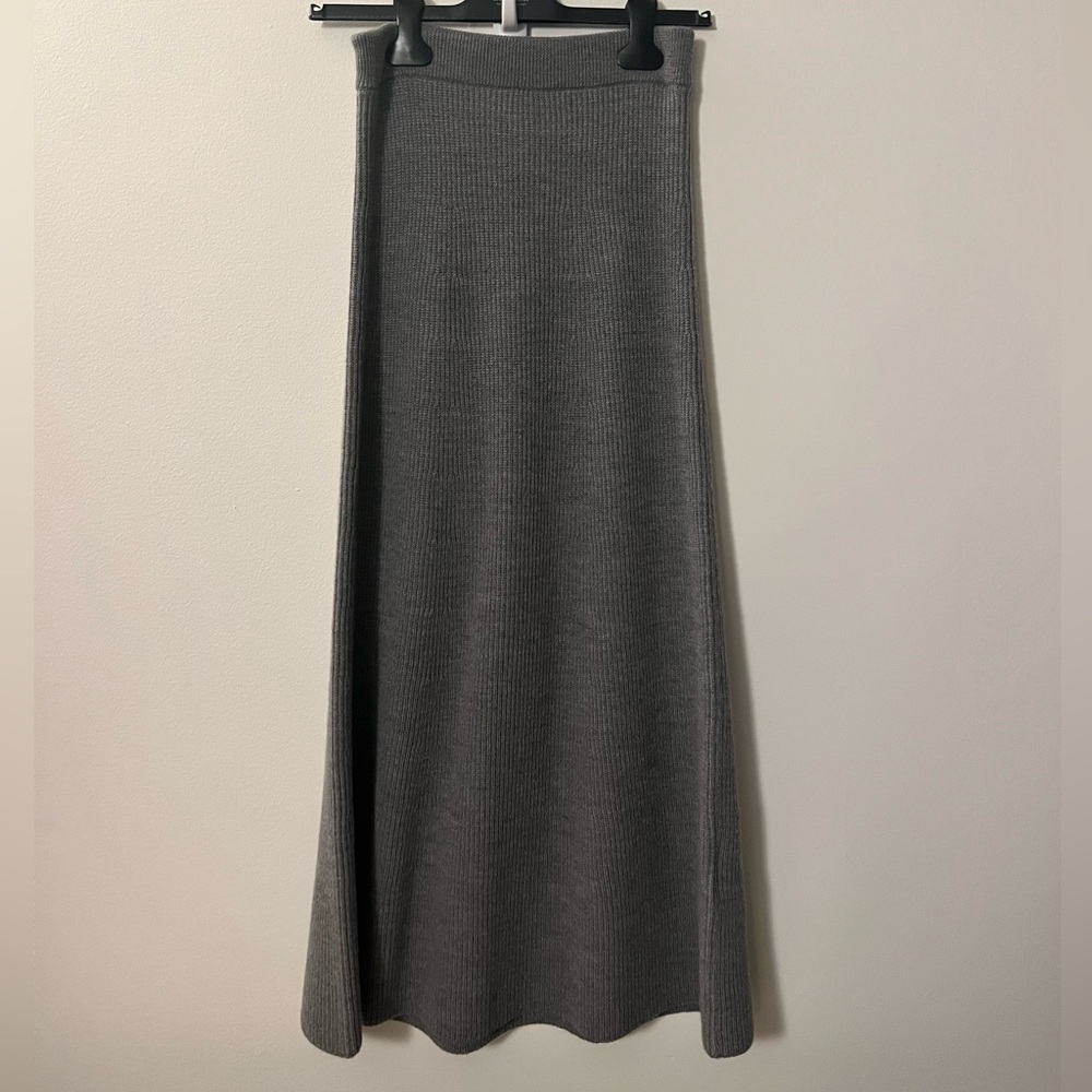 Max Mara - Agile ribbed wool maxi skirt - Picture 5 of 11
